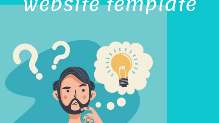 How choose website template